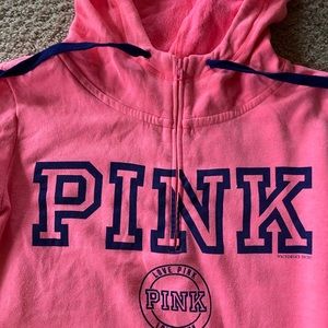 Pink Cropped Hoodies Size Medium